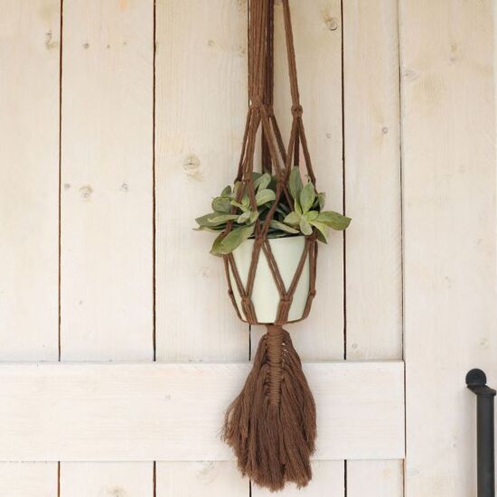 Macramé plantenhanger - Durable Rope macramé pakket | hobbygigant.nl
