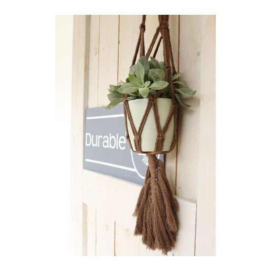 Macramé plantenhanger - Durable Rope macramé pakket | hobbygigant.nl