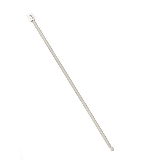 Pony Tunische haaknaald 6 mm aluminium | HobbyGigant