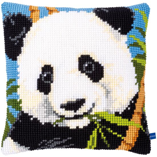 Panda borduurkussen - Vervaco borduurpakket | HobbyGigant