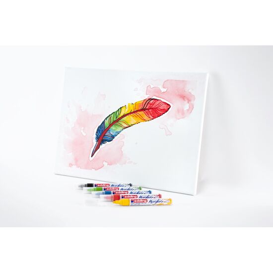 edding Acrylmarker 5100 medium set 000 - 5 stuks