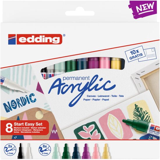 edding Acrylmarkers Start Easy set edding Acrylmarkers Start Easy set