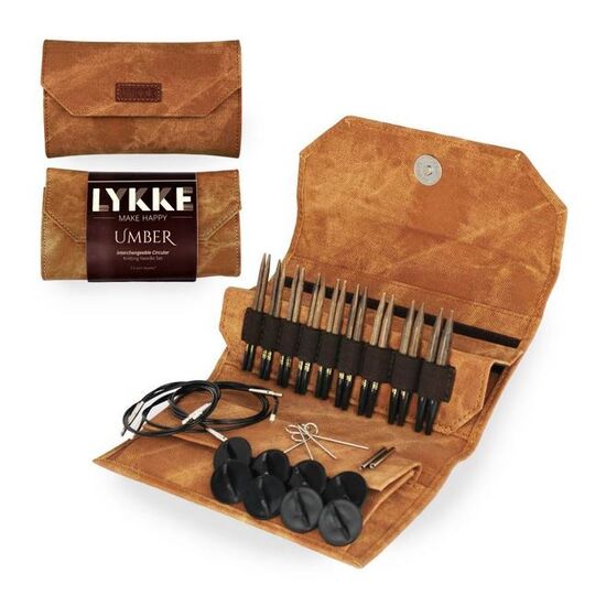 Lykke Umber verwisselbare rondbreinaalden set 7,5 cm (3,5")