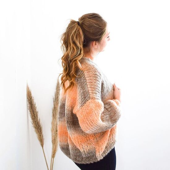Dames vest Sarah breien - Borgo de Pazzi Kid Mohair breipakket | hobbygigant.nl