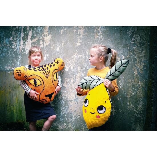 Citroen vorm borduurkussen - Vervaco borduurpakket | HobbyGigant