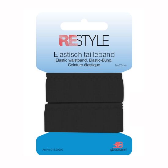 Elastisch tailleband 000 1m - 25mm Restyle | HobbyGigant