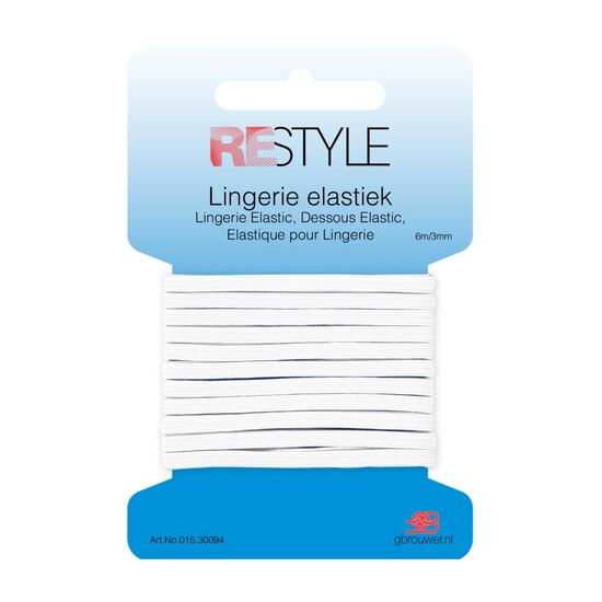 Lingerie elastiek 009 6m - 3mm Restyle | HobbyGigant