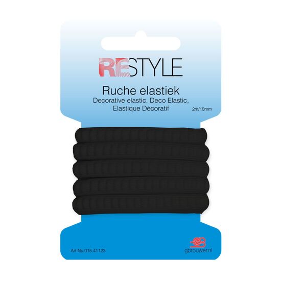 Ruche elastiek 000 2m - 10mm Restyle | HobbyGigant