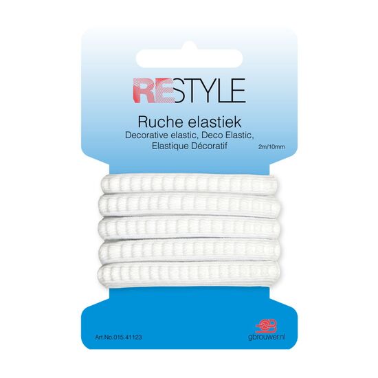 Ruche elastiek 009 2m - 10mm Restyle | HobbyGigant