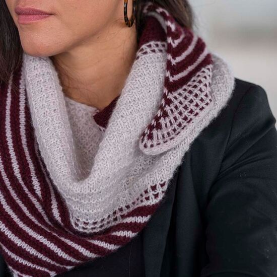 Flidunen sjaal breien - FairMade breipakket | hobbygigant.nl