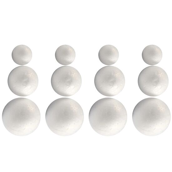 Piepschuim ballen 3 tot 5 cm - 12 stuks | Styropor ballen om te knutselen | hobbygigant.nl Piepschuim ballen 3 tot 5 cm - 12 stuks | Styropor ballen om te knutselen | hobbygigant.nl