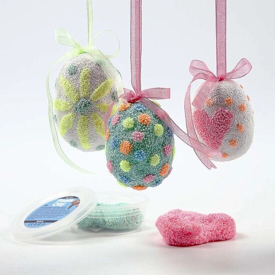 Piepschuim eieren 6 cm - 5 stuks | Paaseieren om te knutselen | hobbygigant.nl