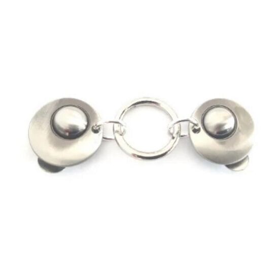 Vestsluiting The round silver - Fashionclip | HobbyGigant
