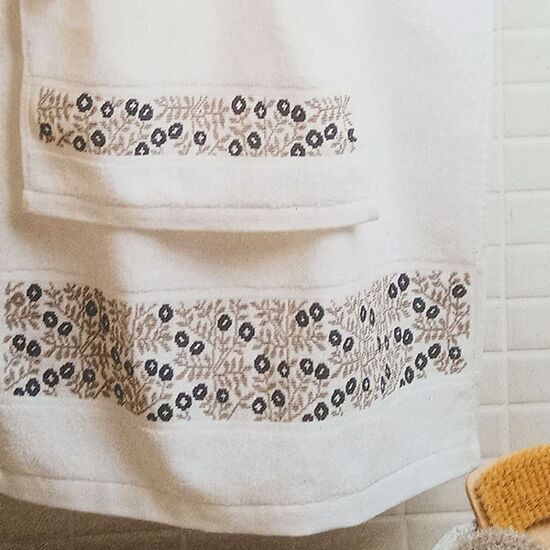 Handdoek set borduren - Borduurpakket Cosy | hobbygigant.nl