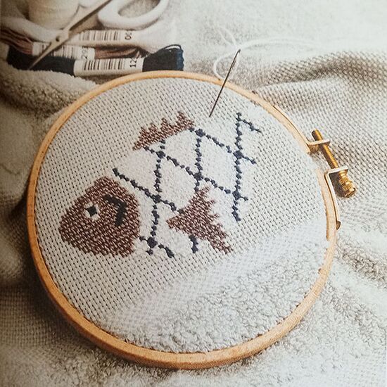 Handdoek set borduren - Borduurpakket Cosy | hobbygigant.nl