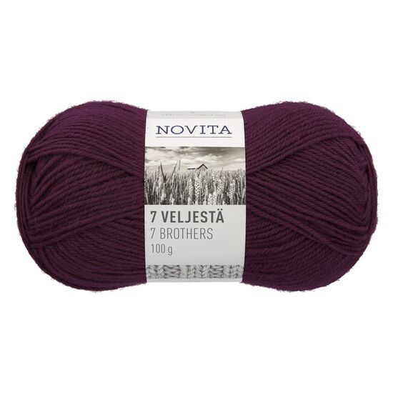 Novita 7 Veljestä 7 Brothers 596 | scandinavische sokkenwol | hobbygigant.nl