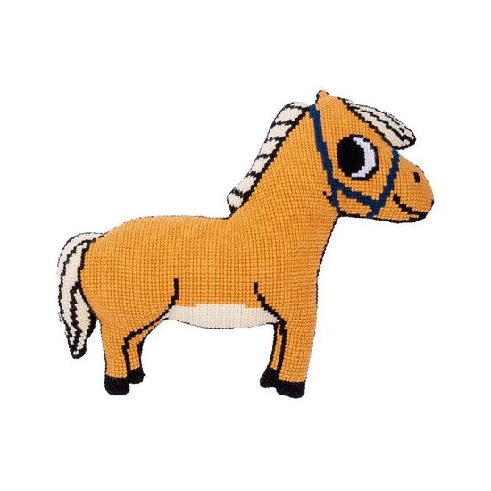 Paardje vorm borduurkussen - Vervaco borduurpakket | hobbygigant.nl