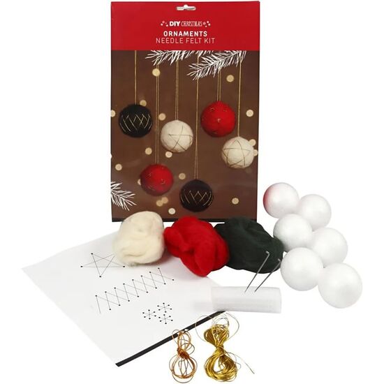 Kerstballen - viltpakket | viltpakketten | hobbygigant.nl Kerstballen - viltpakket | viltpakketten | hobbygigant.nl