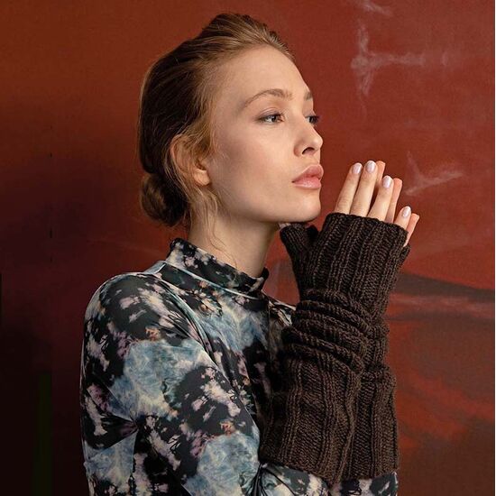 Handwarmers breien - Lang Yarns Noble Yak breipakket | hobbygigant.nl