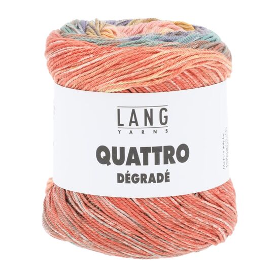 Lang Yarns Quattro Degrade 13 | 100% gemerceriseerd katoen | hobbygigant.nl