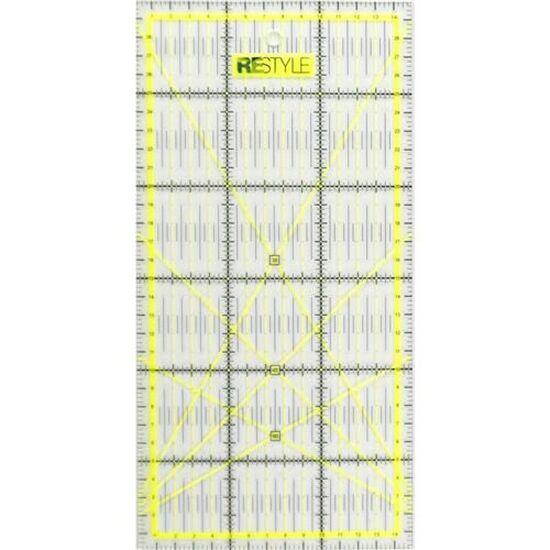Quilt liniaal 30x15 cm - Restyle | Quilten, tekenen en naaien | hobbygigant.nl