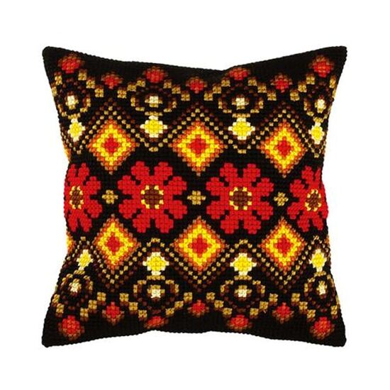 Vintage borduurkussen - borduurpakket Orchidea | borduurpakketten | hobbygigant.nl