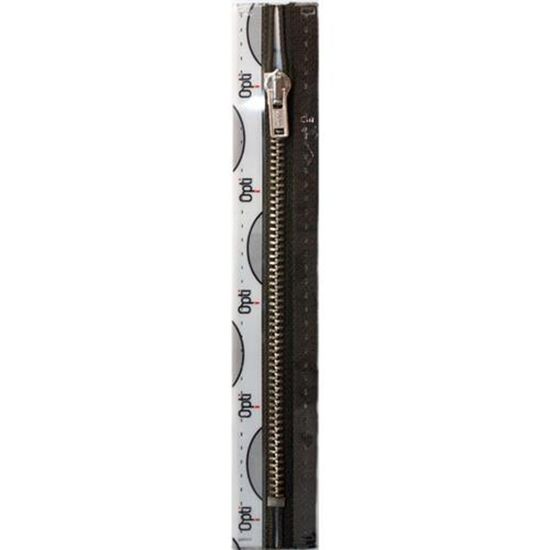 M40 niet deelbare broekrits zilver - 001 | ritsen en sluitingen | hobbygigant.nl