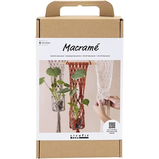 Macramé pakket plantenhanger 3 stuks - Creotime | macramé pakketten | hobbygigant.nl Macramé pakket plantenhanger 3 stuks - Creotime | macramé pakketten | hobbygigant.nl