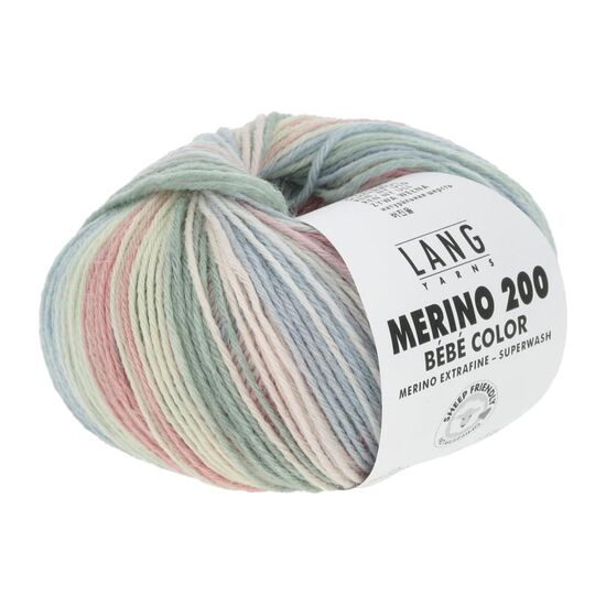 Lang Yarns Merino 200 Bébé Color 451 | 100% Merino extra fijn | Babygaren | hobbygigant.nl