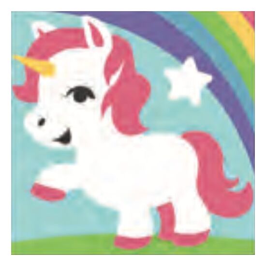 Kinderborduurpakket Eenhoorn - Margot de Paris | borduren kinderen | hobbygigant.nl