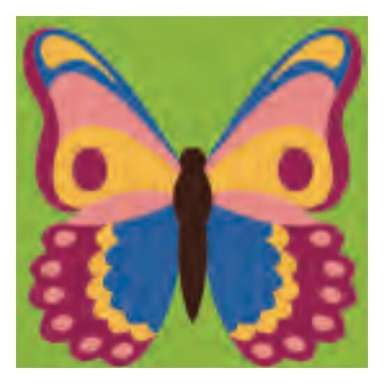 Kinderborduurpakket Vlinder - Margot de Paris | borduren kinderen | hobbygigant.nl