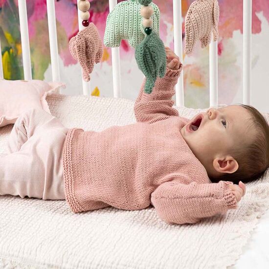 Babytruitje breien - Lang Yarns Baby Cotton breipakket