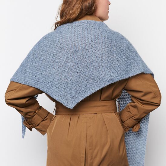 Driehoek sjaal Amel breien - Lamana Premia breipakket | hobbygigant.nl