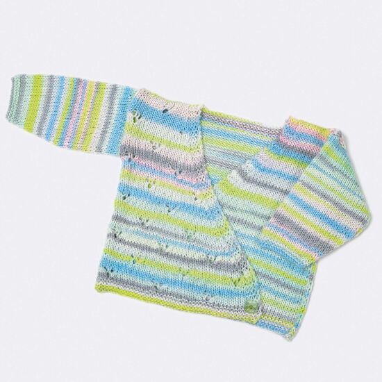 Baby wikkelvestje breien - Lang Yarns Merino 200 Bébé Color breipakket | hobbygigant.nl