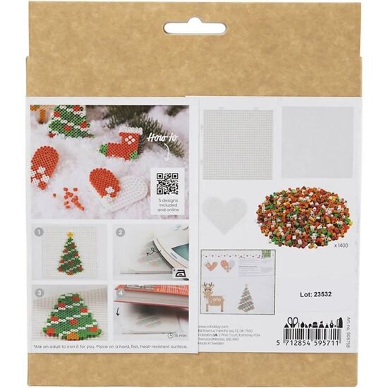 DIY pakket kerst - kersthangers van strijkkralen maken | DIY pakketten | hobbygigant.nl