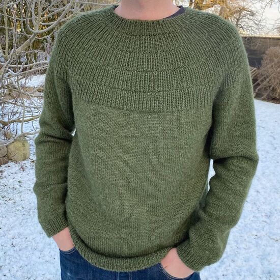 Herentrui Anker breien - PetiteKnit pakket met breipatroon | hobbygigant.nl