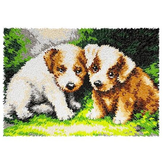 Puppy's knooptapijt - Orchidea Knooppakket | smyrna knopen | hobbygigant.nl