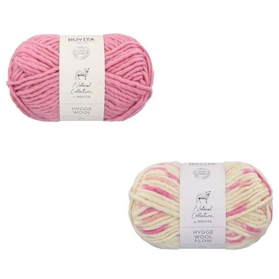 Kinderwanten breien - Novita Hygge Wool breipakket rose | hobbygigant.nl