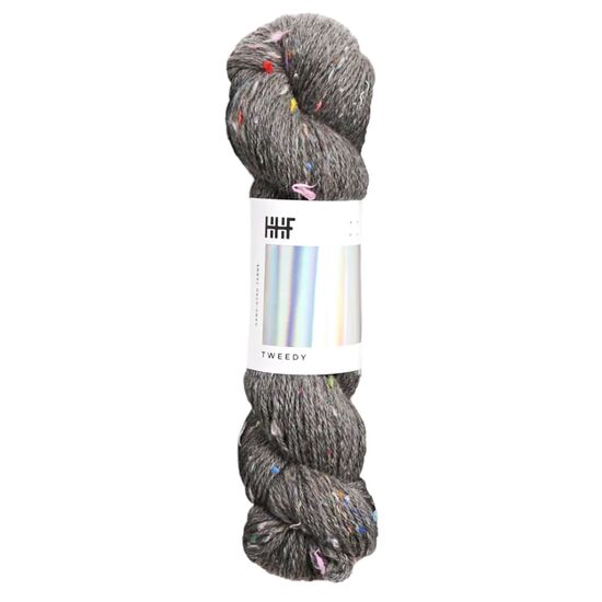 Hedgehock Fibres Tweedy - Soot | gerecycled tweedgaren | hobbygigant.nl
