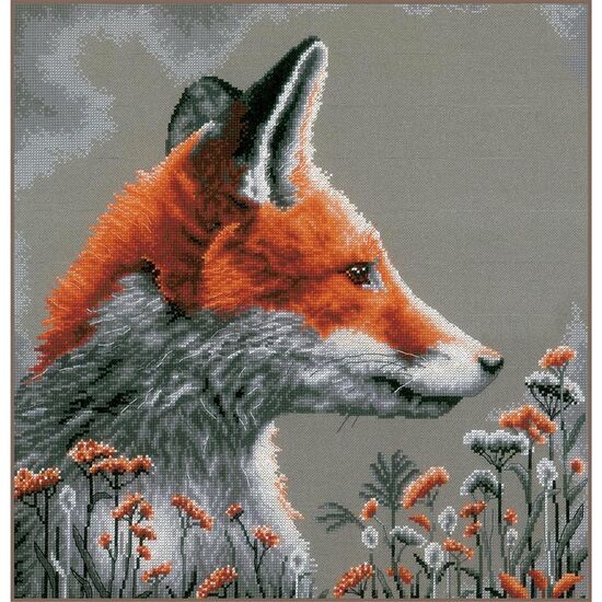 Vos borduurpakket - LanArte telpatroon | borduurpakketten | hobbygigant.nl