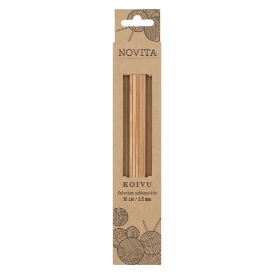 Houten vierkante sokkennaalden 3,5 mm - Novita | breinaalden | hobbygigant.nl Houten vierkante sokkennaalden 3,5 mm - Novita | breinaalden | hobbygigant.nl
