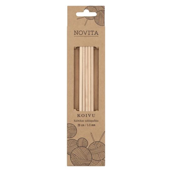 Houten vierkante sokkennaalden 5,0 mm - Novita | breinaalden | hobbygigant.nl Houten vierkante sokkennaalden 5,0 mm - Novita | breinaalden | hobbygigant.nl