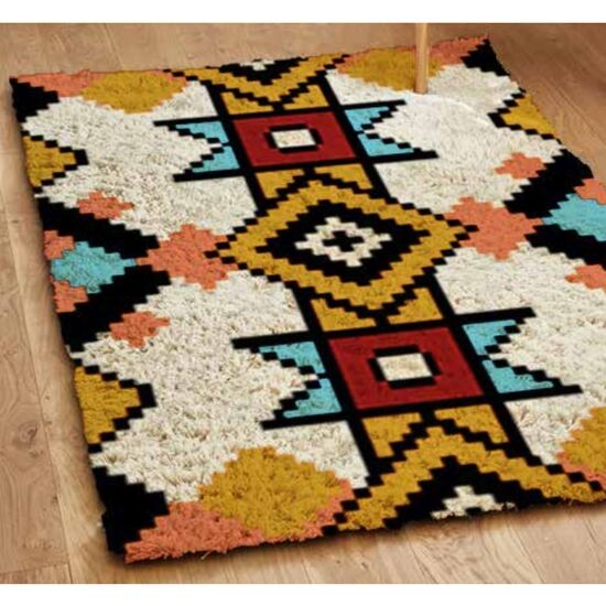 Tribal vloerkleed knopen - Knooppakket Smyrnalaine 3983 | hobbygigant.nl