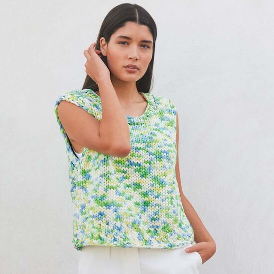 Gebreid topje voor dames - Lana Grossa Gelato breipakket | hobbygigant.nl