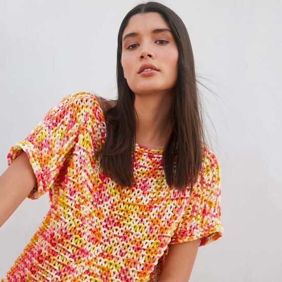Zomershirt voor dames breien - Lana Grossa Gelato breipakket | hobbygigant.nl