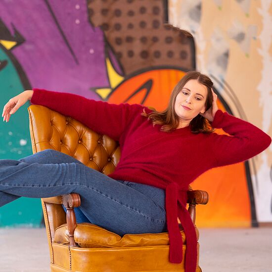 Angora wikkelvestje breien - FairMade breipakket | hobbygigant.nl