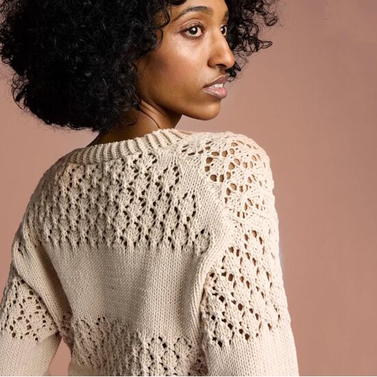 Katoenen damestrui Cherie breien - Novita breipakket | hobbygigant.nl