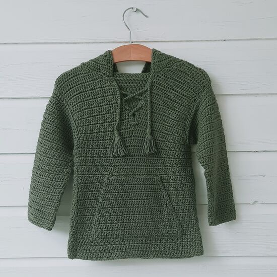 Kindertrui Hoodie haken - Hobby Gigant haakpatroon, 2 image