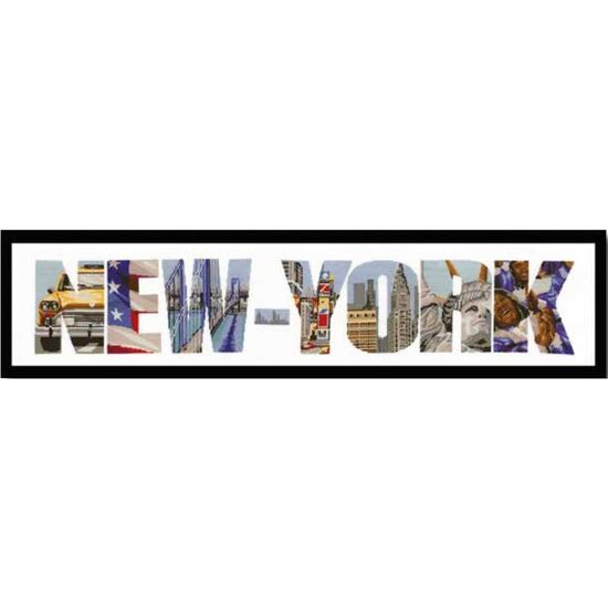 New-York borduurpakket - kruissteek telpatroon - Marie Coeur | kruissteek borduren | hobbygigant.nl