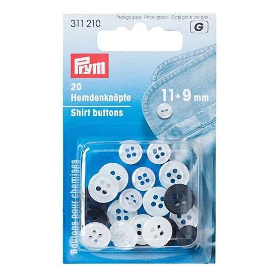 Polyester hemdsknopen - Prym | hobbygigant.nl